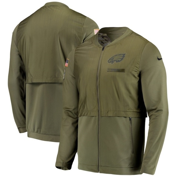 salute to service eagles jacket